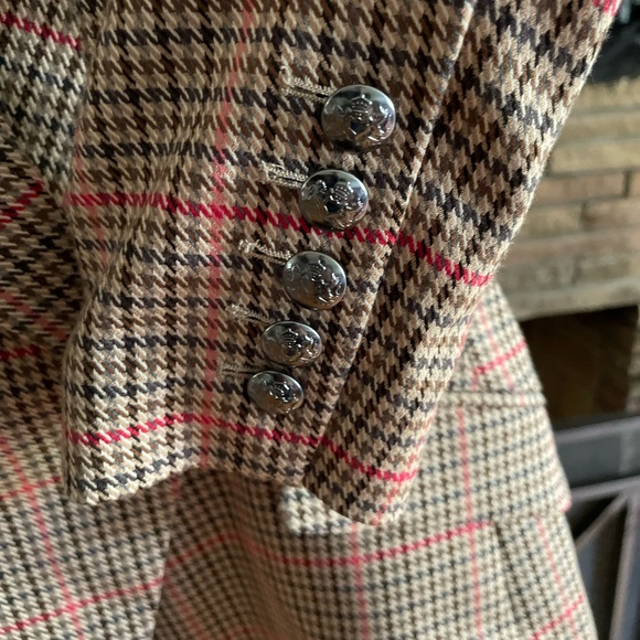 Women’s Banana Republic Double-Breasted Plaid Blazer - Picture 3 of 8